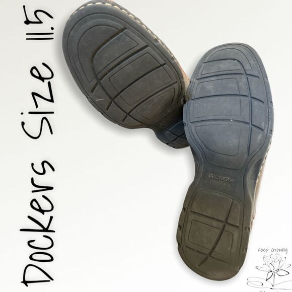 Dockers Brown Leather Men’s Loafers - Size 11.5 - Picture 5 of 8